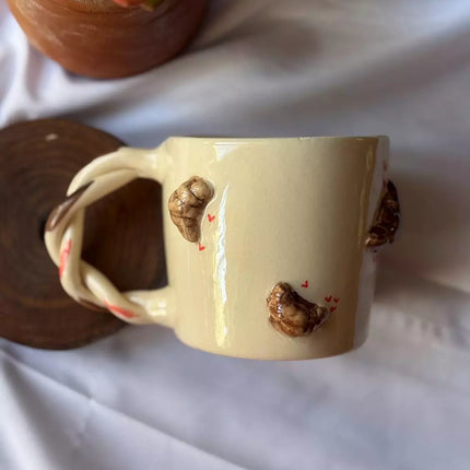Piece of Sara Morning Croissant Mug