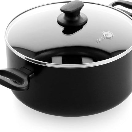 GreenPan Essence Cooking Pot 24cm with Lid - Aluminum - Ceramic Non-stick 