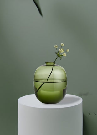 Cabin Corner Green Vase.