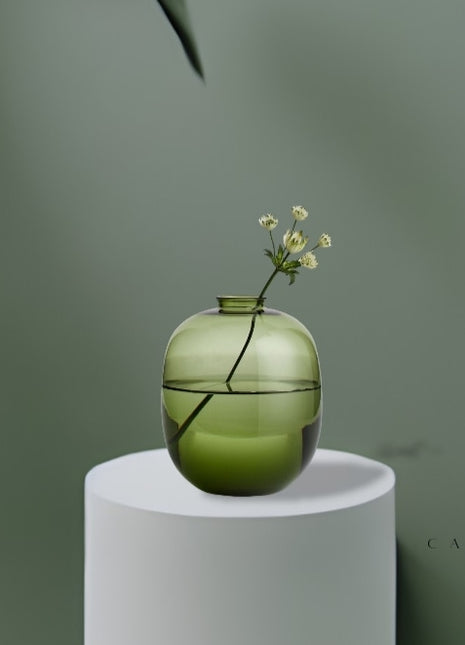 Cabin Corner Green Vase.