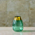 Cabin Corner Green Vase with Gold Plated Neck (12K)