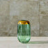 Cabin Corner Green Vase with Gold Plated Neck (12K)