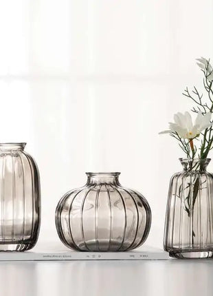 Cabin Corner Grey Vase Set (3Pcs)