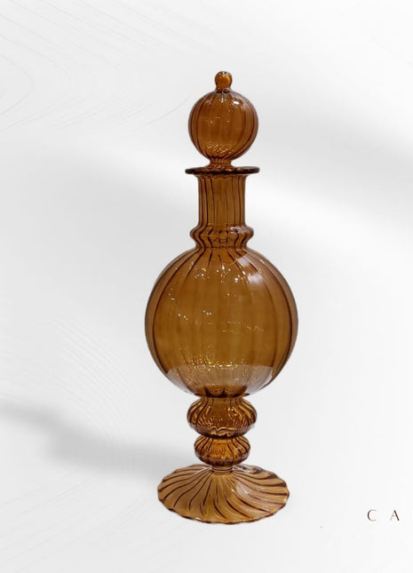 Cabin Corner Honey Pyrex Vase