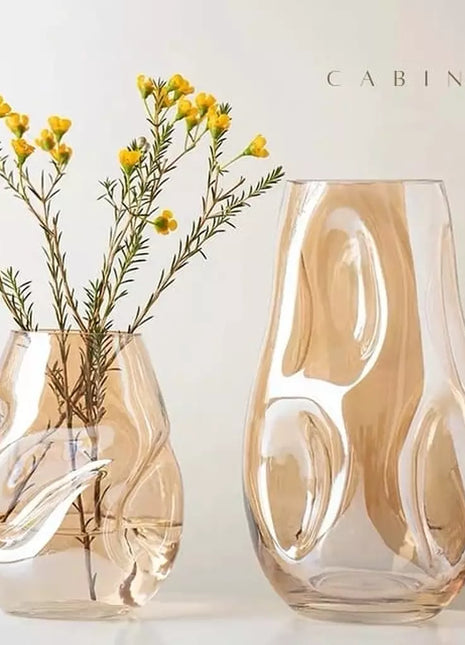 Cabin Corner Honey Pyrex Vase Set (2Pcs)