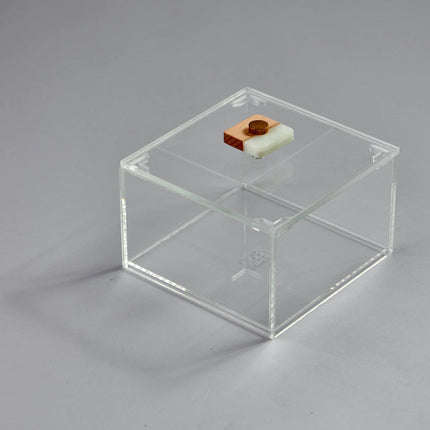 Zee Designs Plexiglass Resin Squared Box