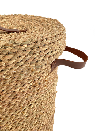 Handmade Khoos Laundry Basket Padded with Fabric (50*40)cm