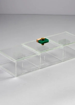 Zee Designs Resin Large 3-Compartments Box