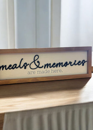 The Words Co Meals & Memories Frame