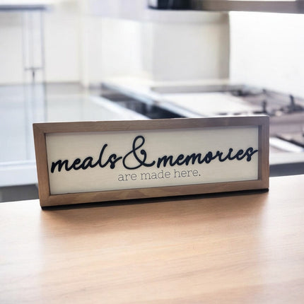 The Words Co Meals & Memories Frame