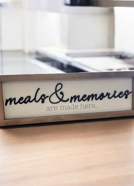 The Words Co Meals & Memories Frame