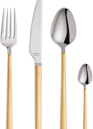 Hisar Milano Gold Cutlery Set (42 Pcs) Mirror