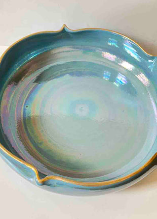 Khan Elsaada Aurum Round Pasta Serving Platter