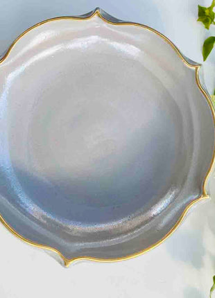 Khan Elsaada Aurum Round Pasta Serving Platter