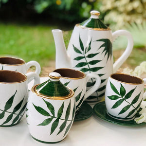 Khan Elsaada Palm Leaves Tea Set