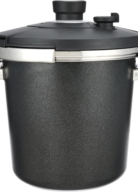 First Titanium Pressure Cooker Set, 6.5 Liter, 24 cm