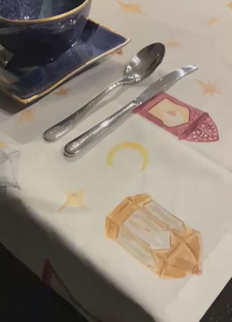 Mantile Tamr & Qahwa Tablecloth