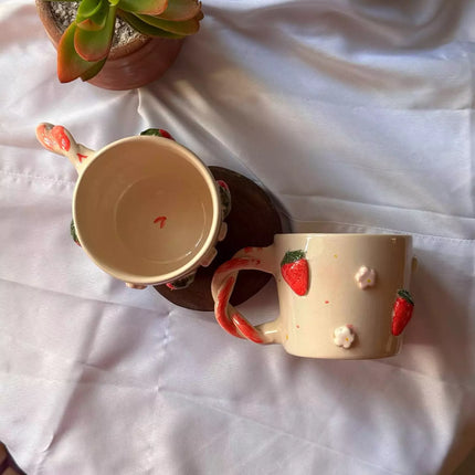 Piece of Sara Strawberry Fleurie Mug