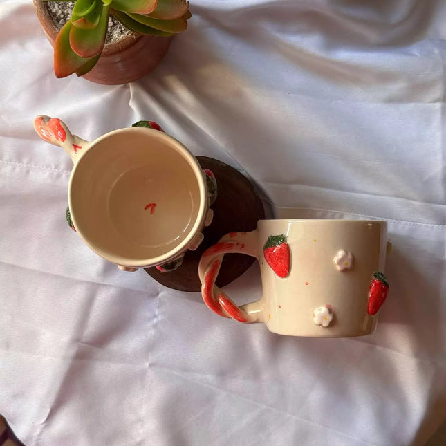 Piece of Sara Strawberry Fleurie Mug