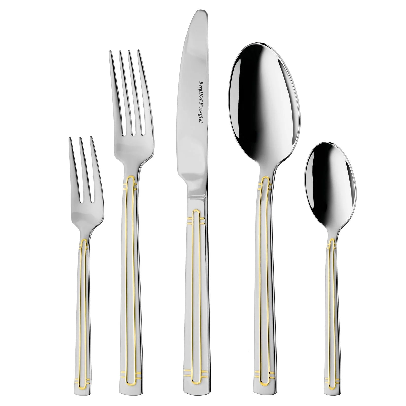 BergHoff Essentials 30-Pcs Flatware Set Heritage