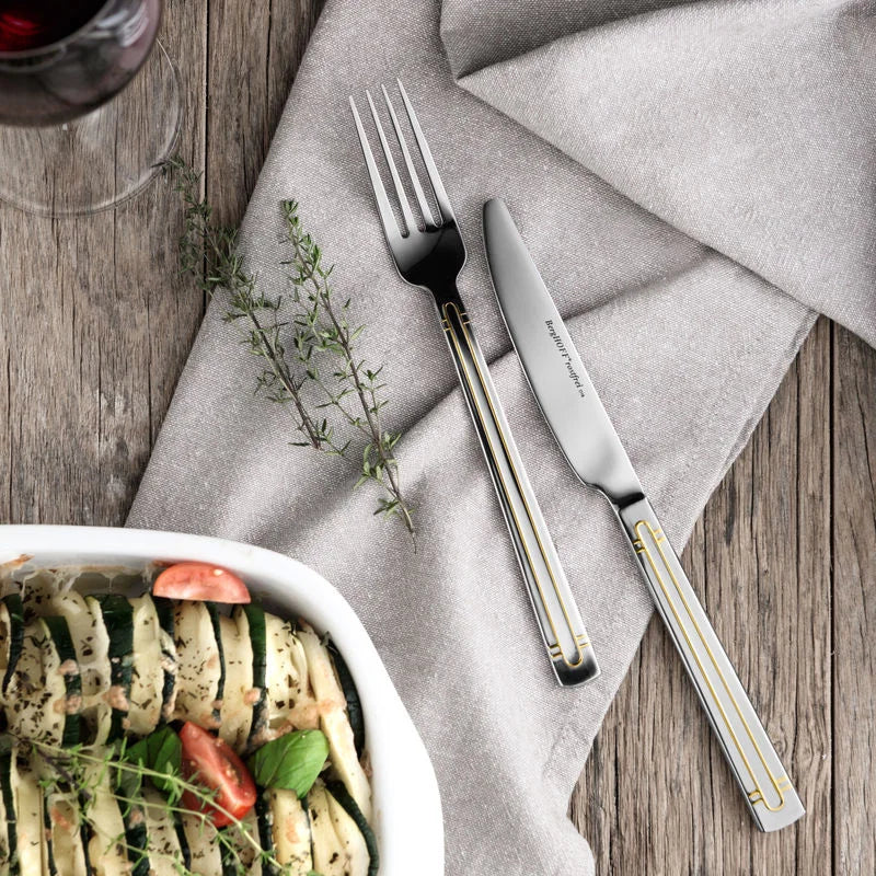 BergHoff Essentials 30-Pcs Flatware Set Heritage