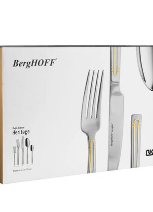 BergHoff Essentials 30-Pcs Flatware Set Heritage