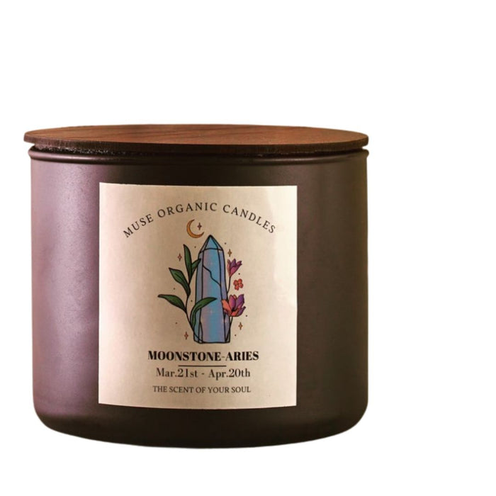 MUSE ORGANIC CANDLES ARIES-MOONSTONE (380 g)