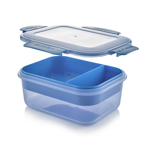 M-Design Fresco Lunch Box Pack of 3 - 1600ml - Free 9 Pc. Cutlery Set