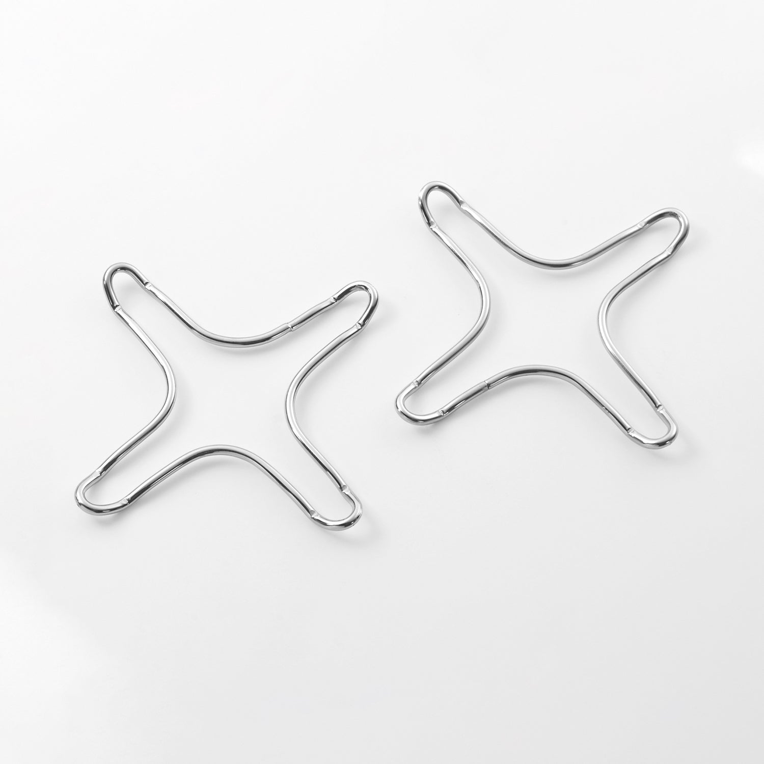 Pedrini Gas Safety Stars - Chrome Plated - 2pcs