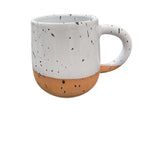 Pottery Mug / White and Matt Mud Color