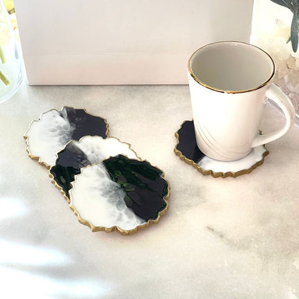 Asha's Set of 4 Resin Coasters