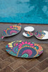 Bright Designs Melamine Matt Dinner Plate 
Set of 6 (30cm) Paisley