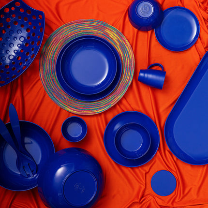 Bright Designs Melamine Bowl 
Set of 6 (D 14cm H 6cm)  Royal Blue