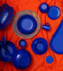 Bright Designs Melamine Bowl 
Set of 6 (D 14cm H 6cm)  Royal Blue