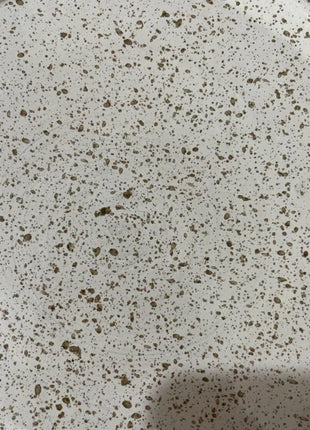 Pottery Tajin Off White Granulated with Gold Rim 25 cm