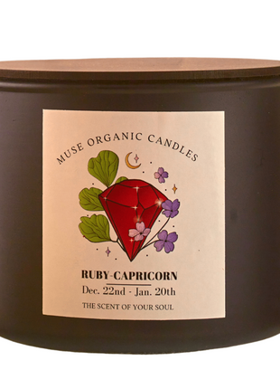 MUSE ORGANIC CANDLES CAPRICON - RUBY (380 g)
