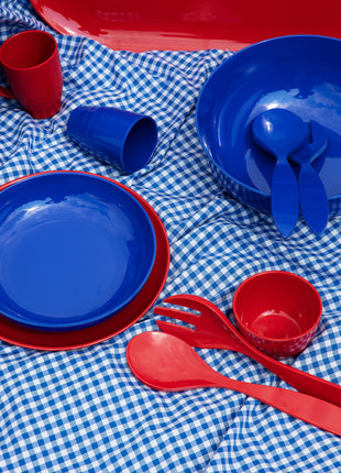 Bright Designs Melamine Bowl 
Set of 6 (D 14cm H 6cm)  Royal Blue