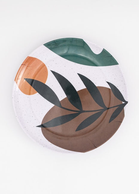 Bright Designs Melamine Dinner Plate 6 Pieces (D 26cm) Black Mondo