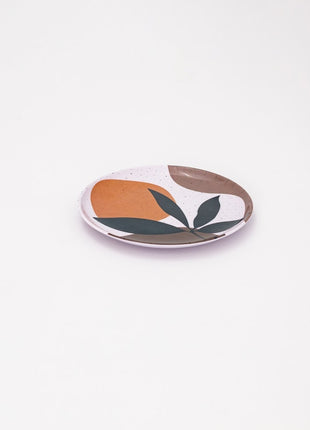 Bright Designs Melamine Small Plate  6 Pieces (D 18cm)black mondo