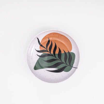 Bright Designs Melamine Deep Dish 6 Pieces (D 22cm H 5cm) Black Mondo