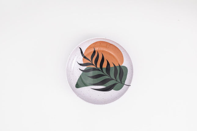 Bright Designs Melamine Deep Dish 6 Pieces (D 22cm H 5cm) Black Mondo
