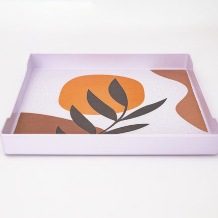 Bright Designs Melamine Matt Square Tray 1 Pieces (L 38cm W 38cm) Black Mondo