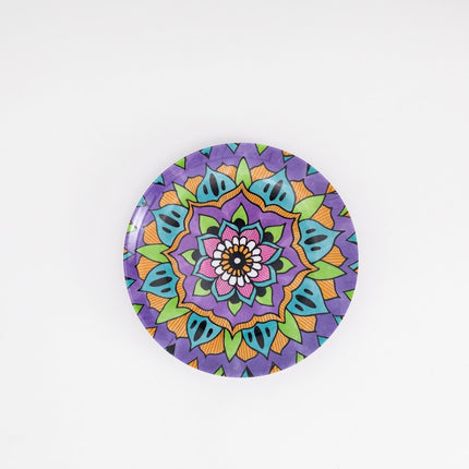 Bright Designs Melamine Dinner Plate 6 Pieces (D 22cm) Mandala
