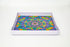 Bright Designs Melamine Matt Square Tray 1 Pieces (L 38cm W 38cm) Mandala