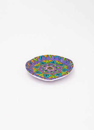 Bright Designs Melamine Matt Side Plate 6 Pieces (16 cm) Mandala
