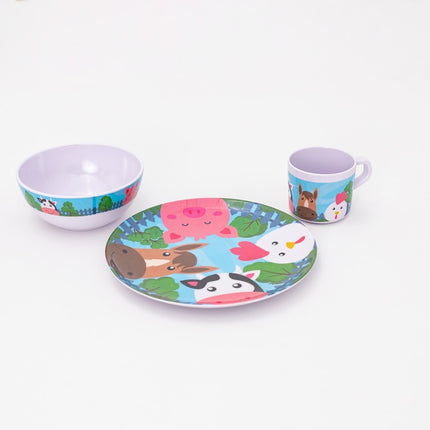 Bright Designs kids Set (3pieces) Farm Animals 1930C1K9