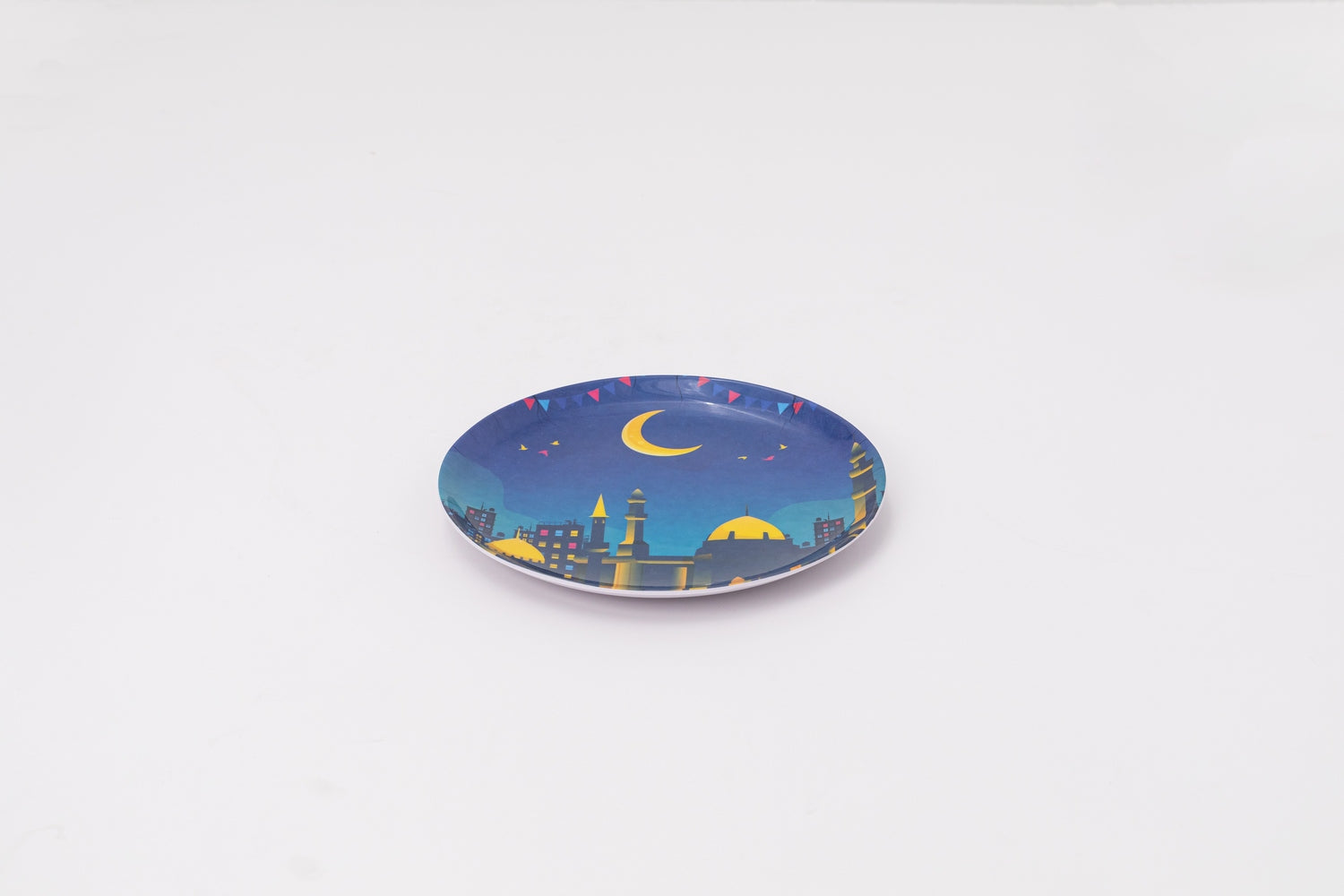 Bright Designs Melamine Dinner Plate  (D 22cm) 7aretna