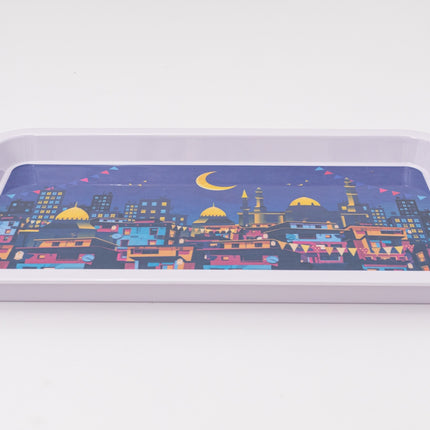 Bright Designs Melamine Rectangle Tray (L 55cm W 35cm)7aretna