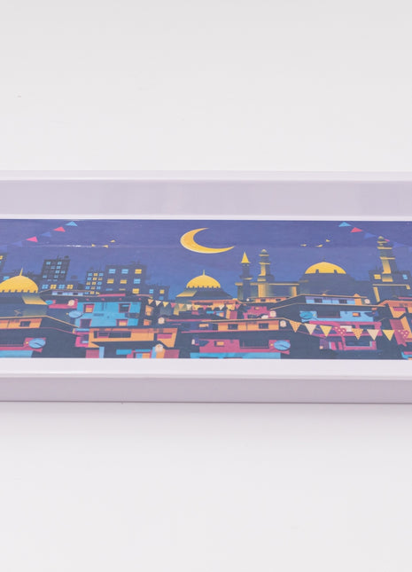 Bright Designs Melamine Rectangle Tray (L 55cm W 35cm)7aretna