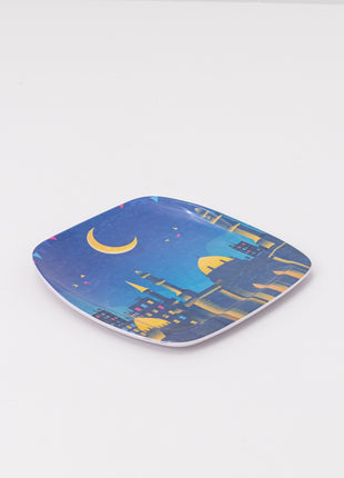 Bright Designs Melamine Square Side Plate (L 22cm W 22cm) 7aretna